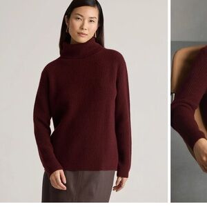 Quince cashmere turtleneck sweater NWOT